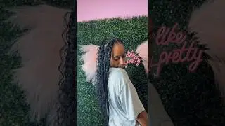 BOHO BRAIDS OVER LOCS 😍#locs #bohobraids #shorts
