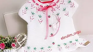 HİÇBİR YERDE BULAMAYACAĞINIZ ÇİLEK YELEK MODELİ ANLATIMI