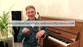 Saxophon Tonleiter Workouts Willlkommensvideo Serie 1