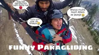Funny Paragliding ever in Manali 2021 | Paragliding gone wrong | itna dar laga pucho mat | Mahiway