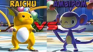 Pokemon battle revolution - Raichu vs Ambipom