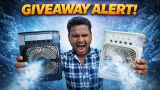 Best Mini Cooler Fan Giveaway  🔥 Best Mini AC Double Fan Mini AC🥶 Portable Mini Ac Cooler Fan 2025