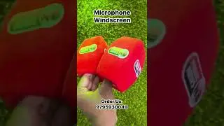 Microphone Windscreens Red Sponge #viralreelsシ #trendingreel #ghibliphoto #hilights #sennheiser