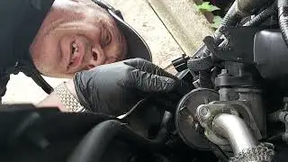 jaguar x type diesel egr valve clean up , fault code p0405 too much carbon build up.