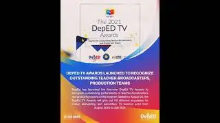 DepEd TV Awards to Recognize Outstanding Teacher Broadcaster and Production Team