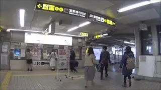 車いす道中記　弁天町駅乗り換え　大阪メトロ中央線→大阪環状線内回り（大和路快速3400K)　大阪市港区編