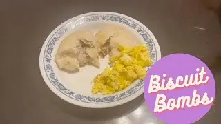 How To Make Biscuit Bombs  (filled with sausage gravy)