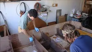Filleting and taping in a single op