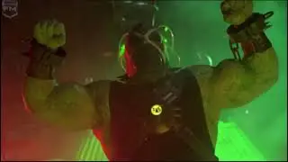Batman & Robin-Bane transformation in Reverse