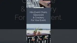 Hire Event Chairs, Glassware & Crockery For Your Event