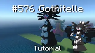 How to build a Pok&eacute;mon gothitelle in Minecraft (Tutorial)