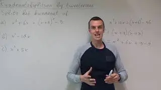 Kwadraatafsplitsen bij tweetermen (3 VWO)