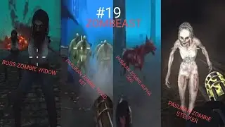 melawan boss zombie widow &dan pasukan zombie,toxicfet, alphadog,stalker,di games(ZOMBEAST)stage2#19