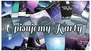 Opisujemy Karty. Jak sprawić by karty były bardziej komfortowe w użyciu? Karty Księżycologia.⭐🔮⭐