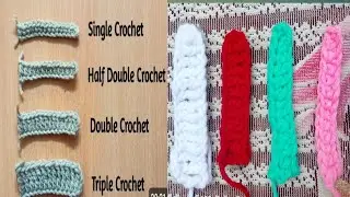 How To Crochet For Beginners Basic Crochet Stitches 🤗