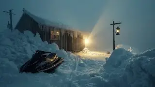 Sleep Instantly Tonight ┇ Winter Blizzard Sounds for Study, Focus, Stress & Insomnia