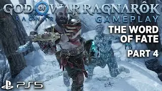 God of War Ragnar&ouml;k |Can Kratos Change Destiny? 🕯️ Gameplay PS5 | Chapter: The Word of Fate | Part 4