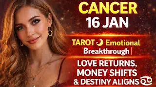 CANCER 16TH JAN TAROT 🌙 Emotional Breakthrough | Love Returns, Money Shifts & Destiny Aligns
