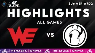 WE vs IG Highlights ALL GAMES | LPL 2025 Split 3 | Team WE vs Invictus Gaming by Onivia