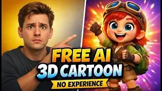 Make a Full 3D Cartoon Animation Using FREE AI Tools | Step-by-Step (No Experience)