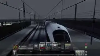 Train Simulator 2015 60 fps. ICE-T High speed train, Snowy Winter's Day part 1
