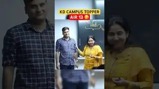 KD Campus Topper : AIR 13🔥| #neetumam #kdcampus #neetumamenglish #shortsfeed