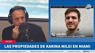 Crecen las dudas sobre el patrimonio de los Milei.  Iván Ruiz en #YAQPA