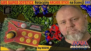 GRS Super Joystick IKARI WARRIORS limited edition - Rotacyjny stick na licencji SNK by KOZIK 🔥