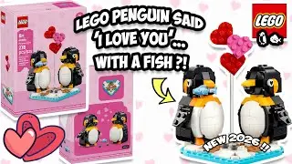 Why Is This LEGO Penguin SO ROMANTIC 😭🐧HE BROUGHT SNACKS 🐟💘 New 2026 Gift With Purchase