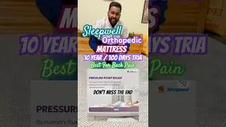 Sleepwell ortho mattress review | Sleepwell mattress | Best mattress under 10k #sleepwell #mattress