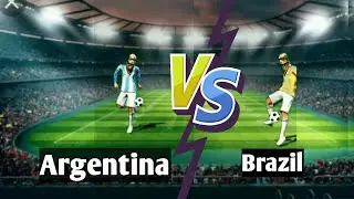 Argentina Vs Brazil,Messi Vs Neymar,Football Match,with Spy Gaming Hasib,Green Screen Video