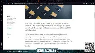 PerthMint, DigixGlobal, GoldMint and Pundi X!