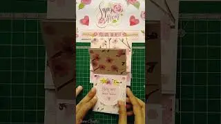 Slider pop-up card for mother's day💐Materials:'Love you mom' elements,  from @CraftGully