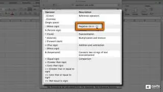 Microsoft Excel 101: Creating Basic Worksheets - 33. Operator Precedence