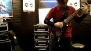 Shane Gibson at NAMM 2009 Fuchs booth