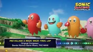 PAC-MAN x Sonic Racing: CrossWorlds