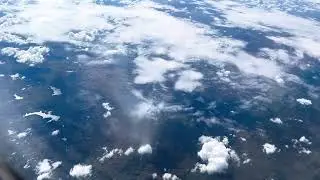 Indigo flight  view with clear sky at 36k feet