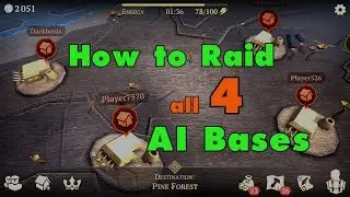 How to Raid ALL 4 Of Your Neighbors' AI Bases in Grim Soul Survival (v.1.0.6) (Vid#137)