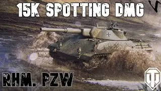 15K Spotting Damage feat. Rheinmetall Panzerwagen: WoT Console - World of Tanks Modern Armor