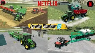 Farming Simulator 23 Netflix- Grow Olives Oil 🛢Production In Fs23 Netflix|#SK_GAMING_FS|