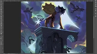 Shiny Raikou - Pok&eacute;mon Speed Paint (Flash Warning)