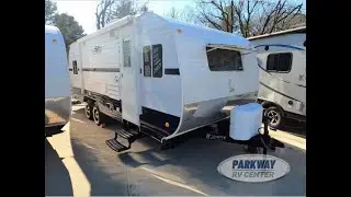 2018 Riverside Retro Edition 199 FKSS Retro Style Travel Trailer, Slide Out, Front Kitchen, $20,995