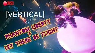 [VERTICAL] Cyberpunk 2077 but Dogtown has AIR TRAFFIC now | Phantom Liberty/Flying cars