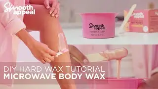 Smooth Appeal Large Microwave Wax | Strip-Free Body Wax Kit for Legs, Arms & Bikini