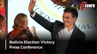Full Press Conference: Rodrigo Paz Addresses Bolivia After Election Victory | DWS News | AC1F