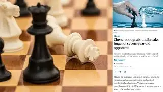 CHESS ROBOT GRABS AND BREAKS FINGER OF SEVEN YEAR OLD CHILD OPPONENT