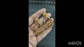 #Reha jewellery collections #microgoldplated#nakshi#cz#beeds#panchaloham#necklace#haram#ear rings#