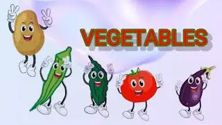 cartoon vegetable cartoon | vegetables name | vegetables song | top 5 vegetables