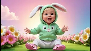 🐰 Baby Bunny Hop and Jump 🐾🎶 | Fun Action Song for Toddlers