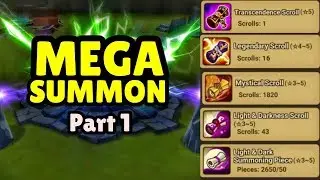 MEGA SUMMON : PART 1 - OVER 2000 SCROLLS ON 1 ACCOUNT | Summoners War